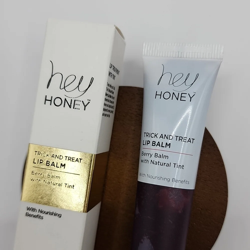 Hey Honey Trick and Treat Lip Balm- Berry Balm with Natural Tint